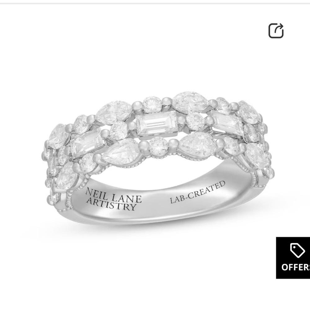 Neil Lane Artistry Lab-Created Diamond Ring